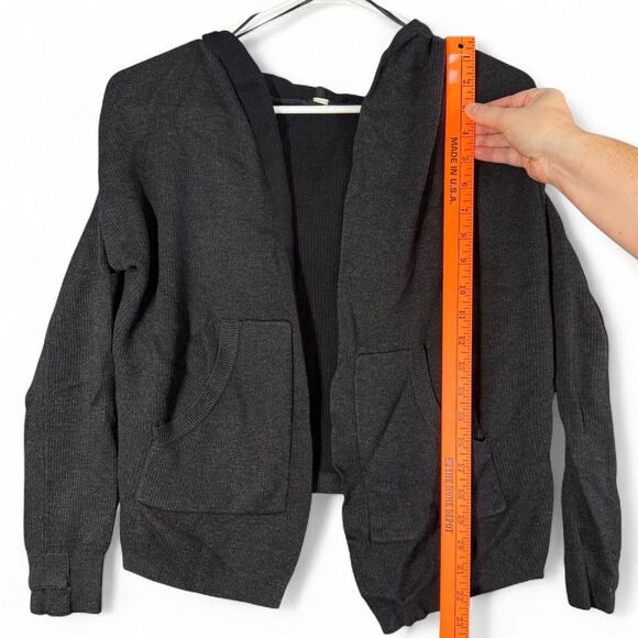 Lululemon Women’s Cabin Yogi Wrap Cashmere Blend Reversible Hooded Cardigan - Picture 4 of 8